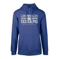 Men's Los Angeles Dodgers Levelwear Royal Podium Dugout Fleece Hoodie
