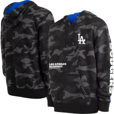 Men's Los Angeles Dodgers New Era Black Camo Pullover Hoodie