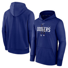 Men's Los Angeles Dodgers Nike Royal Authentic Collection Pregame Performance Pullover Hoodie