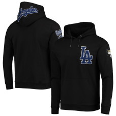 Men's Los Angeles Dodgers Pro Standard Black Team Logo Pullover Hoodie