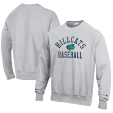 Men's Lynchburg Hillcats Champion Gray Baseball Reverse Weave Pullover Sweatshirt