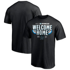 Men's Miami Marlins Fanatics Branded Black 2021 Opening Day T-Shirt