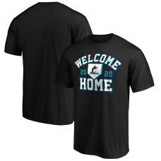 Men's Miami Marlins Fanatics Branded Black Welcome Home T-Shirt