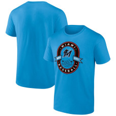 Men's Miami Marlins Fanatics Branded Blue Glory Bound Magic City T-Shirt