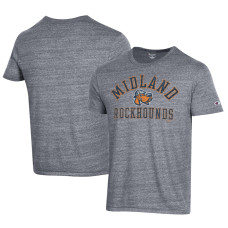 Men's Midland Rockhounds Champion Gray Ultimate Tri-Blend T-Shirt