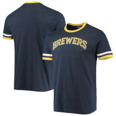 Men's Milwaukee Brewers '47 Navy Team Name T-Shirt