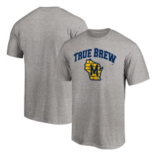 Men's Milwaukee Brewers Fanatics Branded Heathered Gray Hometown Heater T-Shirt