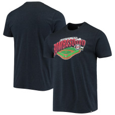 Men's Minnesota Twins '47 Heathered Navy Localized Super Rival T-Shirt