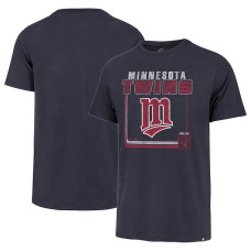 Men's Minnesota Twins  '47 Navy Borderline Franklin T-shirt