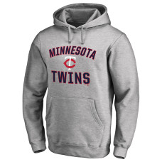 Men's Minnesota Twins Ash Victory Arch Pullover Hoodie