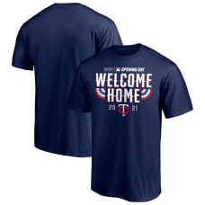Men's Minnesota Twins Fanatics Branded Navy 2021 Opening Day T-Shirt