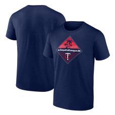 Men's Minnesota Twins Fanatics Branded Navy 2023 MLB Spring Training Diamond T-Shirt