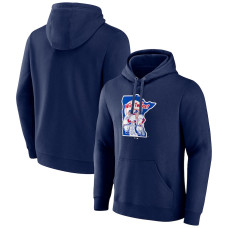 Men's Minnesota Twins Fanatics Branded Navy Cooperstown Collection Pullover Hoodie