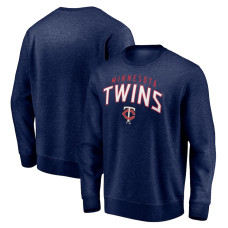 Men's Minnesota Twins Fanatics Branded Navy Gametime Arch Pullover Sweatshirt