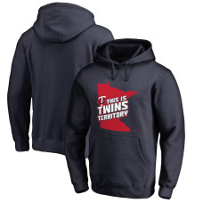 Men's Minnesota Twins Fanatics Branded Navy Hometown Collection North Star State Pullover Hoodie