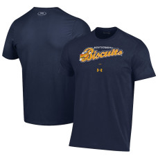 Men's Montgomery Biscuits Under Armour Navy Performance T-Shirt