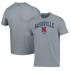 Men's Nashville Sounds Under Armour Gray Performance T-Shirt