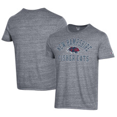 Men's New Hampshire Fisher Cats Champion Gray Ultimate Tri-Blend T-Shirt