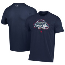 Men's New Hampshire Fisher Cats Under Armour Navy Performance T-Shirt