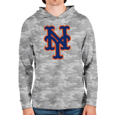 Men's New York Mets Antigua Camo Team Logo Absolute Pullover Hoodie