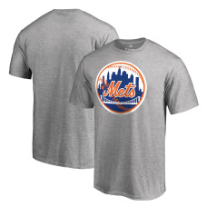 Men's New York Mets Fanatics Branded Ash Cooperstown Collection Forbes T-Shirt