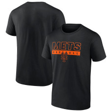 Men's New York Mets Fanatics Branded Black In The Mitt T-Shirt