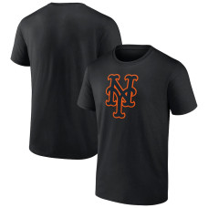 Men's New York Mets Fanatics Branded Black Rough Diamond T-Shirt