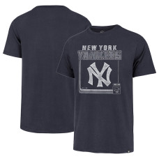 Men's New York Yankees  '47 Navy Borderline Franklin T-shirt