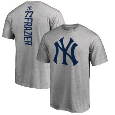 Men's New York Yankees Clint Frazier Fanatics Branded Heather Gray Backer T-Shirt
