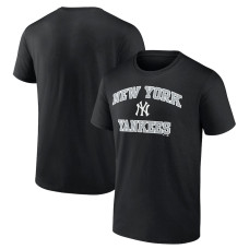 Men's New York Yankees Fanatics Branded Black Heart and Soul T-Shirt