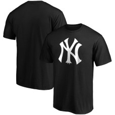 Men's New York Yankees Fanatics Branded Black Official Logo T-Shirt