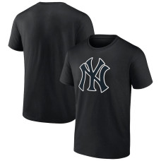 Men's New York Yankees Fanatics Branded Black Rough Diamond T-Shirt