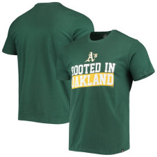 Men's Oakland Athletics '47 Heathered Green Localized Super Rival T-Shirt