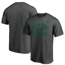 Men's Oakland Athletics Fanatics Branded Charcoal Team Primary Pill T-Shirt