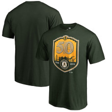 Men's Oakland Athletics Fanatics Branded Green 50th Anniversary T-Shirt