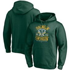 Men's Oakland Athletics Fanatics Branded Green Hometown Collection Elephant Fitted Pullover Hoodie