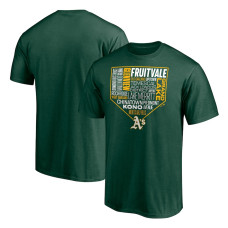 Men's Oakland Athletics Fanatics Branded Green Neighborhood Play T-Shirt