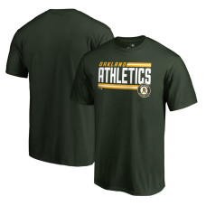 Men's Oakland Athletics Fanatics Branded Green Onside Stripe T-Shirt