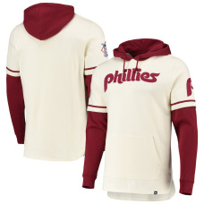 Men's Philadelphia Phillies '47 Cream Trifecta Shortstop Pullover Hoodie