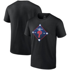Men's Philadelphia Phillies Fanatics Branded Black 2022 Postseason T-Shirt