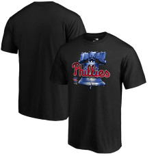 Men's Philadelphia Phillies Fanatics Branded Black Midnight Mascot T-Shirt