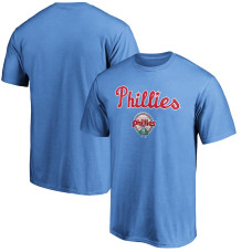 Men's Philadelphia Phillies Fanatics Branded Light Blue Cooperstown Collection Wahconah T-Shirt