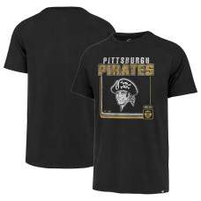 Men's Pittsburgh Pirates  '47 Black Borderline Franklin T-shirt