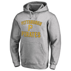 Men's Pittsburgh Pirates Ash Victory Arch Pullover Hoodie