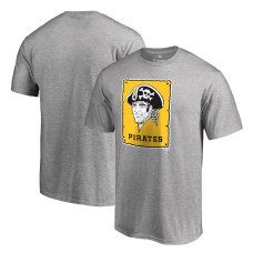 Men's Pittsburgh Pirates Fanatics Branded Ash Cooperstown Collection Forbes T-Shirt