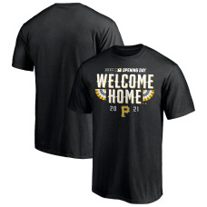 Men's Pittsburgh Pirates Fanatics Branded Black 2021 Opening Day T-Shirt