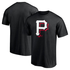 Men's Pittsburgh Pirates Fanatics Branded Black Red White and Team T-Shirt