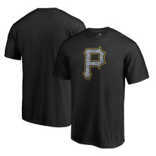 Men's Pittsburgh Pirates Fanatics Branded Black Static Logo T-Shirt