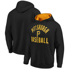 Men's Pittsburgh Pirates Fanatics Branded Black/Gold Team Pride Pullover Hoodie
