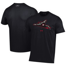 Men's Richmond Flying Squirrels Under Armour Black Performance T-Shirt